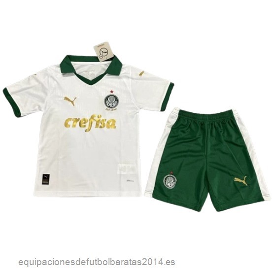 Nuevo 2ª Conjunto De Niños Palmeiras 24/25 Blanco Baratas